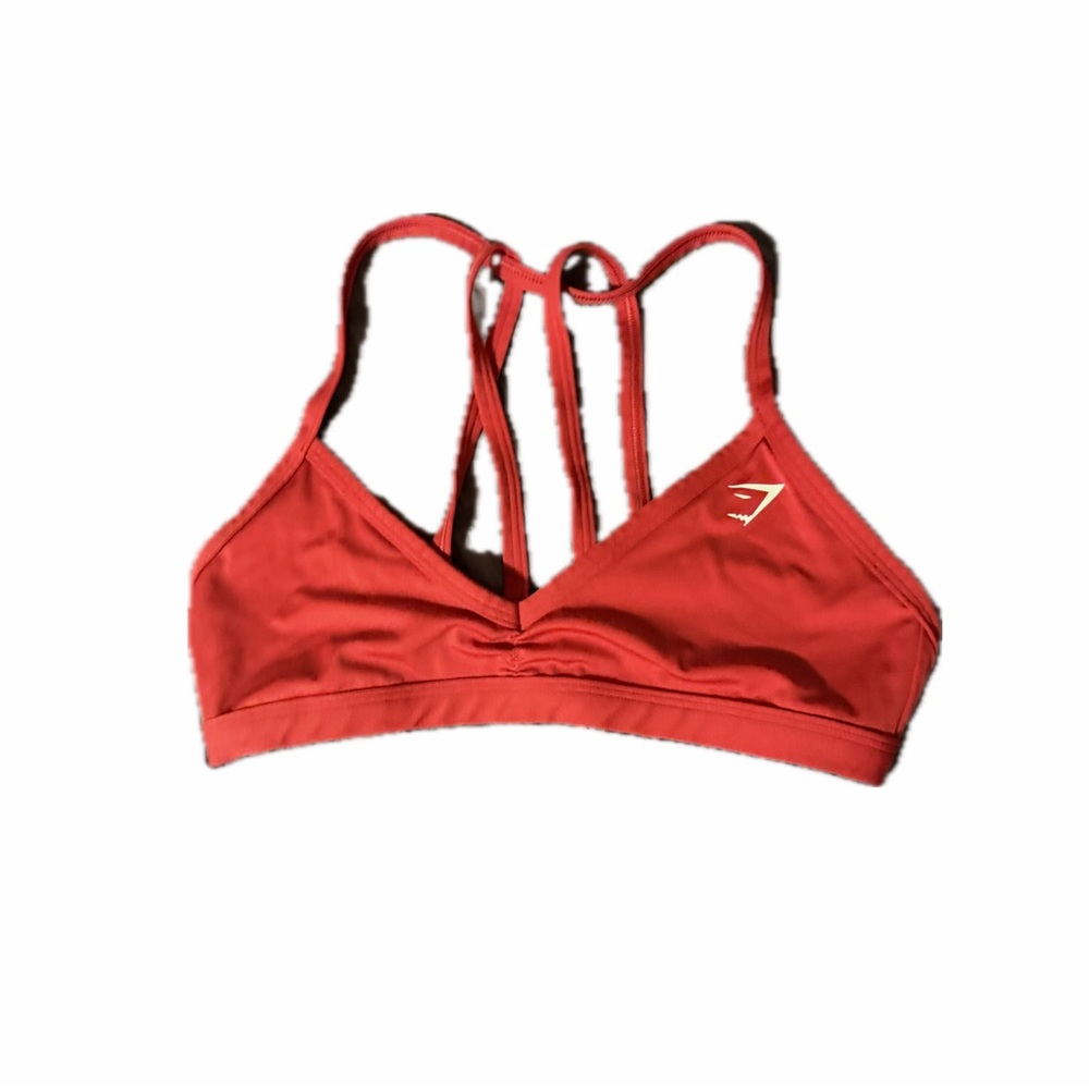 Gymshark carmine red minimal sports bra- SOLD OUT COLOR